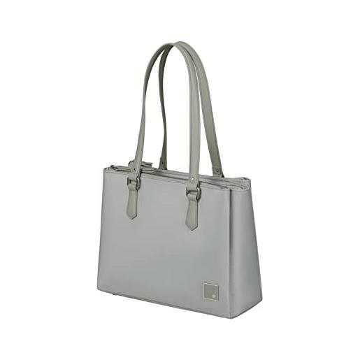 Samsonite essentially karissa, borsa a tracolla a 3 scomparti, 34 cm, grigio (dove grey)