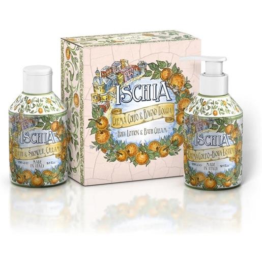 RUDY cofanetto le maioliche ischia - bagno doccia 250 ml + crema corpo 250 ml