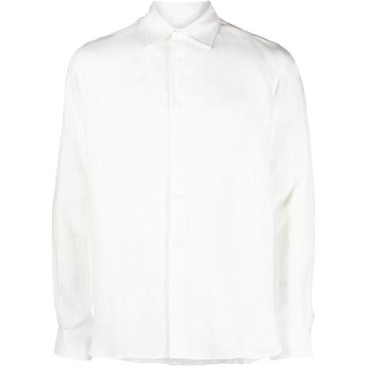 Orlebar Brown camicia justin con colletto a punta - bianco