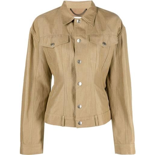 Stella McCartney giacca con bottoni - toni neutri