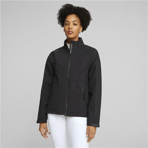 PUMA giacca da golf drylbl impermeabile da donna, nero/altro