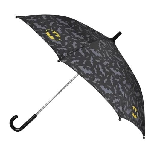 Safta ombrello manuale 48 cm batman hero, multicolore