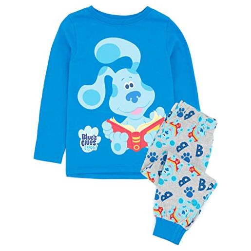 Blue's Clues & You! blue's clues and you lymas kids toddlers cuppy t-shirt panteri pjs set 4-5 anni
