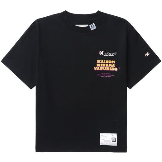 Maison Mihara Yasuhiro t-shirt con stampa - nero