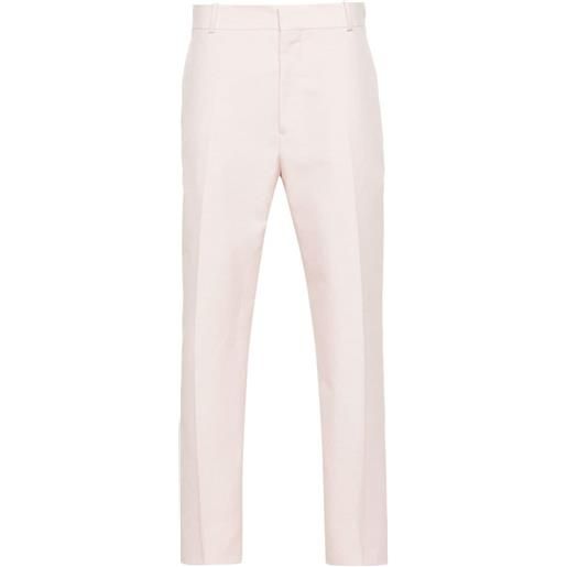 Alexander McQueen pantaloni sartoriali - rosa