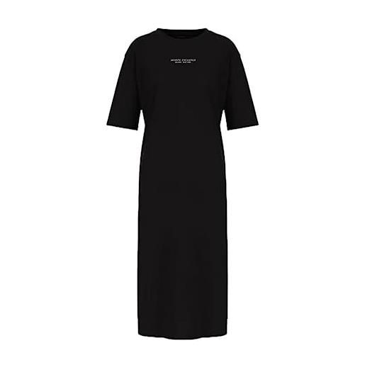 ARMANI EXCHANGE t-dress, abito casual, donna, nero, s