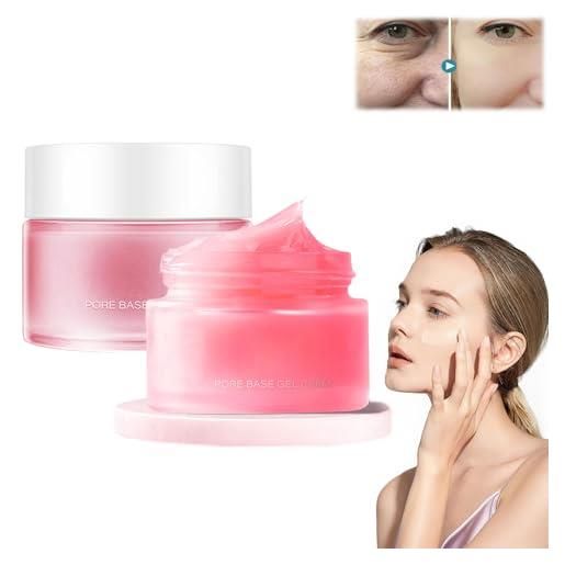 MMUNNA duskweling face primer, duskweling primer pore base gel cream, base face makeup primer, moisturizers for invisible pore (2pcs)