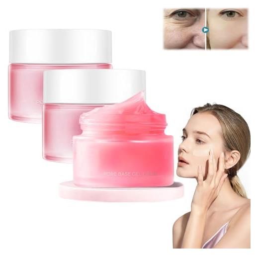 MMUNNA duskweling face primer, duskweling primer pore base gel cream, base face makeup primer, moisturizers for invisible pore (3pcs)