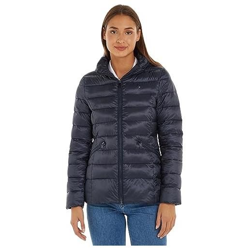 Tommy Hilfiger giacca donna padded global stripe jacket giacca da mezza stagione, blu (desert sky), xs