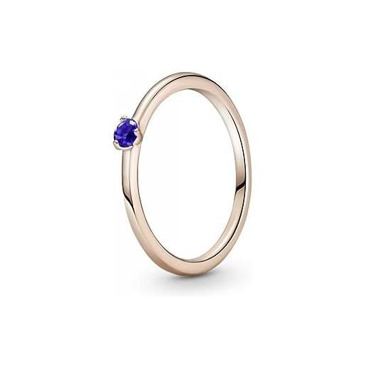 Pandora 189259c04-52 anello solitario blu