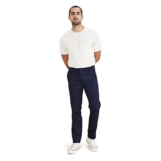 Dockers original chino slim, pantaloni uomo, blu (navy blazer), 36w / 36l