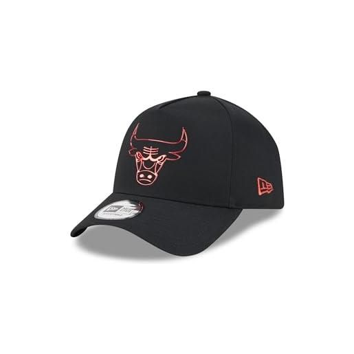 New Era chicago bulls black nba foil pack black and red 9forty e-frame snapback cap - one-size