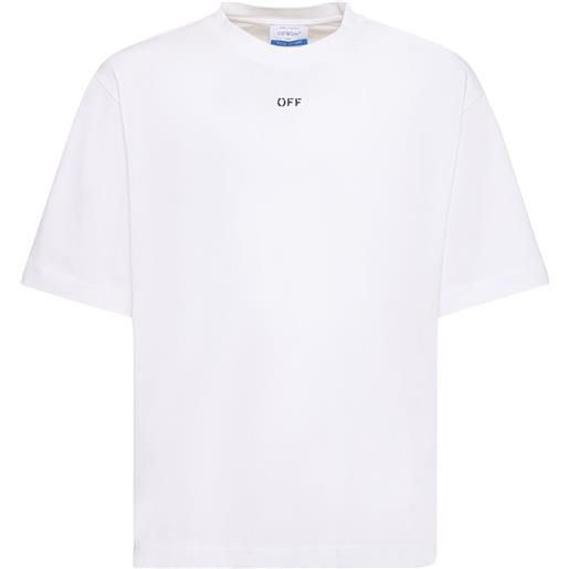 OFF-WHITE t-shirt off stamp in cotone