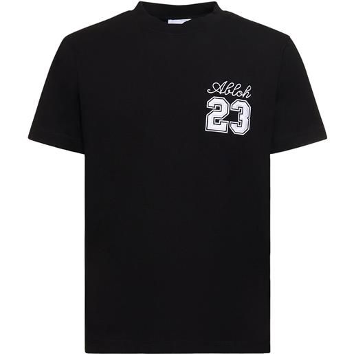 OFF-WHITE camicia slim fit 23 in cotone con logo