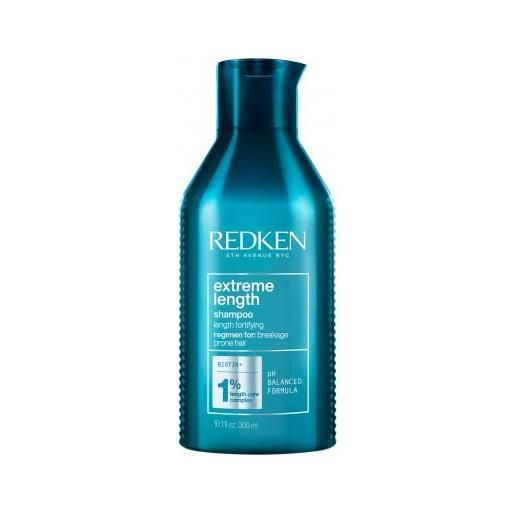 Redken extreme length shampoo per capelli indeboliti 300ml