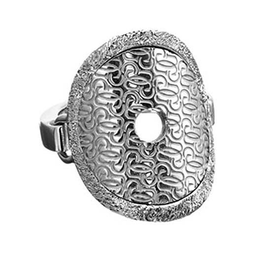GUESS collection gc cwr80801-56 - anello da donna in argento sterling colore argento misura 56