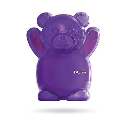 Pupa happy bear make-up kit trousse 001 violet viola