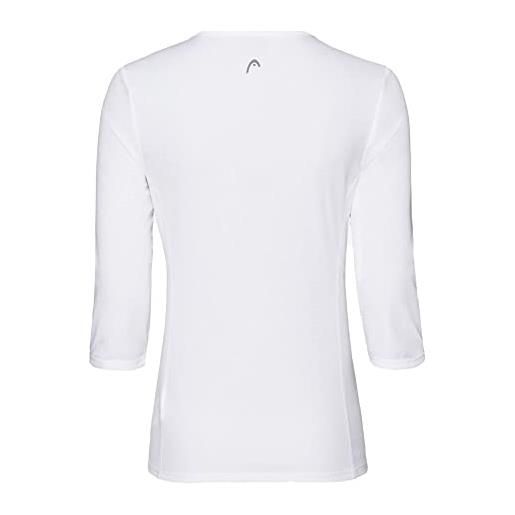 Head club tech, t-shirts donna, bianco, 2xl
