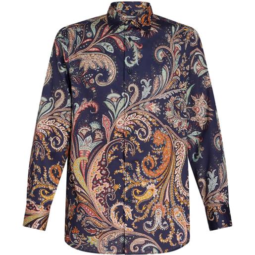 ETRO camicia con stampa paisley - blu