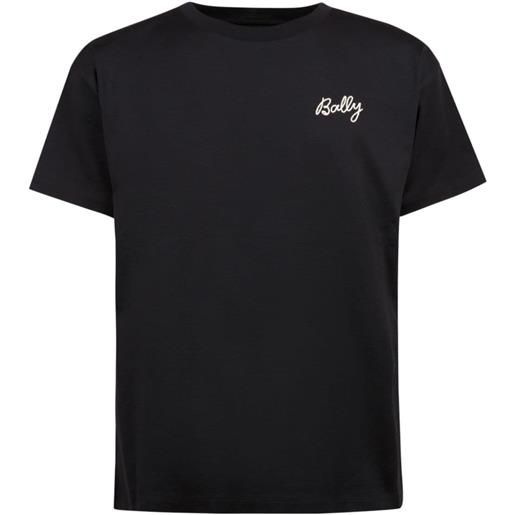 Bally t-shirt con ricamo - nero