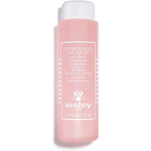 Sisley lotion tonique aux fleurs 250 ml tonico lenitivo no alcool per il viso flacone pelle secca e sensibile