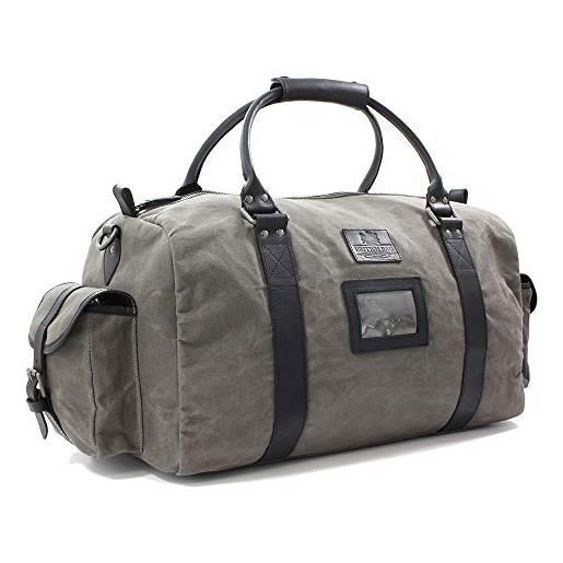 The British Bag Company navigator range - portafogli uomo, grigio (grey), 52x30x21 cm (w x h l)