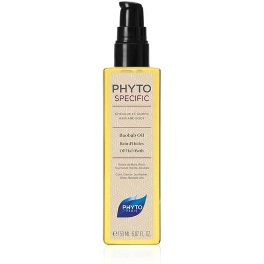 Phyto phytospecific baobab oil nutriente per corpo e capelli ricci e mossi 150 ml