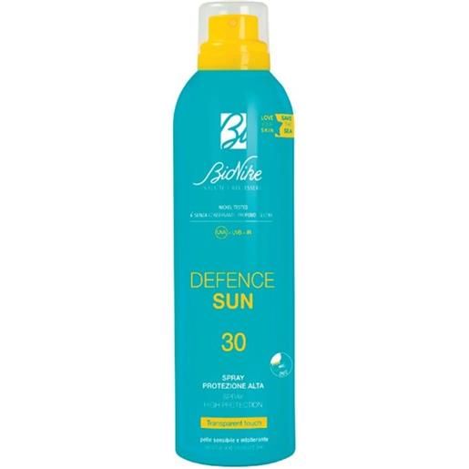 Bionike defence sun spray trasparente spf 30 tocco secco 200 ml