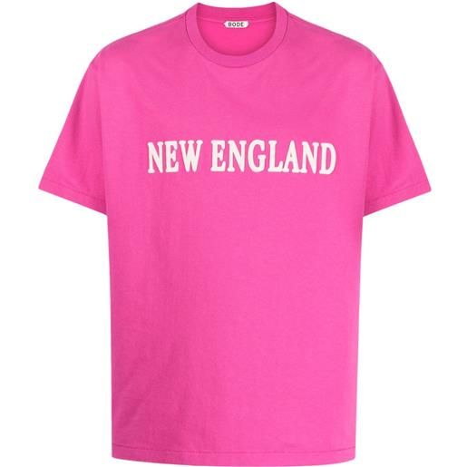 BODE t-shirt new england - rosa