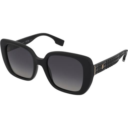 Burberry helena be4371 3001t3 | occhiali da sole graduati o non graduati | plastica | quadrati | nero | adrialenti