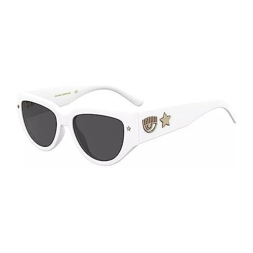 Ferragni chiara ferragni cf 7014/s sunglasses, vk6/ir white, 58 unisex