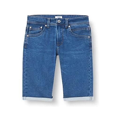 Pepe Jeans tracker short, pantaloncini bambini e ragazzi, blu (denim-hl1), 12 anni