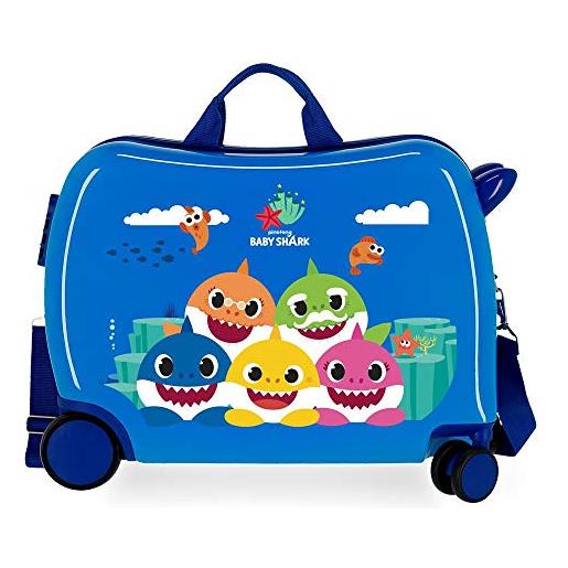 Baby Shark valigia per bambini happy family