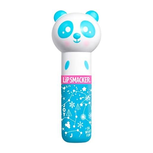 Lip Smacker edizione lippy pals panda, gloss labbra aromatizzato per bambini ispirato agli animali, idratante e levigante per rinfrescare le tue labbra, gusto zabaione