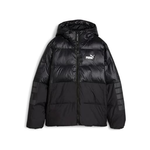 PUMA giacca con cappuccio power polyball, black, m donna