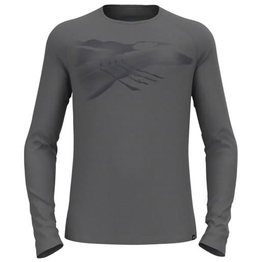 Odlo uomo maglia a maniche lunghe ascent merino 200 norway