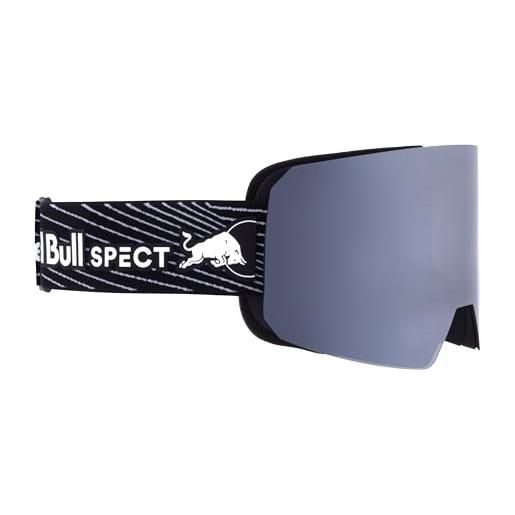 Red Bull Spect Eyewear reign-01 - occhiali da sci da uomo, nero/marrone con specchio dorato, taglia l