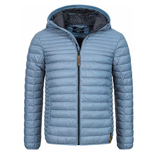 Indicode uomini bowers quilted jacket | giacca trapuntata dall'aspetto piumino china blue s
