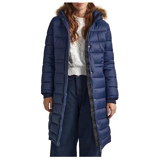 Toocool - Piumino Donna Giaccone Pelliccia Reversibile Double Face