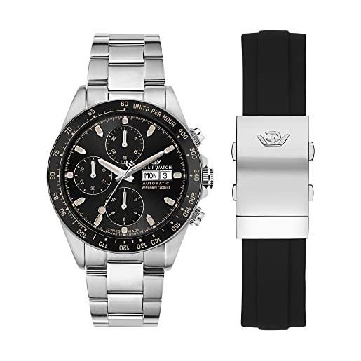 Philip Watch caribe orologio uomo, cronografo, automatico - 42mm