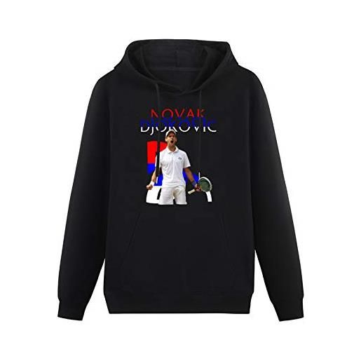 Mgdk novak djokovic hoodies long sleeve pullover loose hoody sweatershirt l