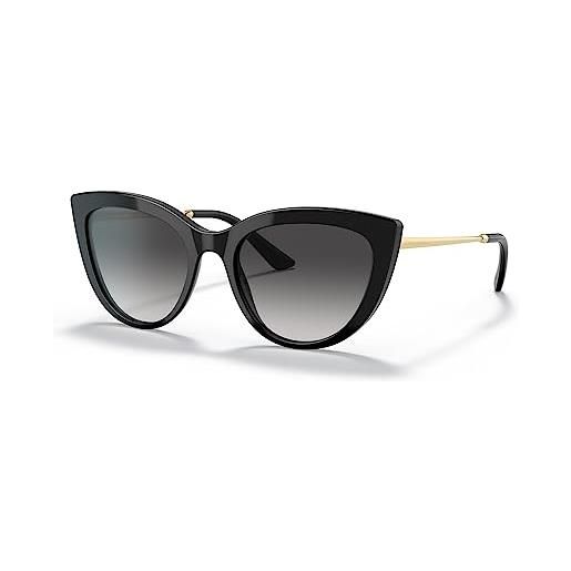 Dolce & Gabbana occhiali da sole dg4408 501/8g donna colore nero lente grigio taglia 54 mm