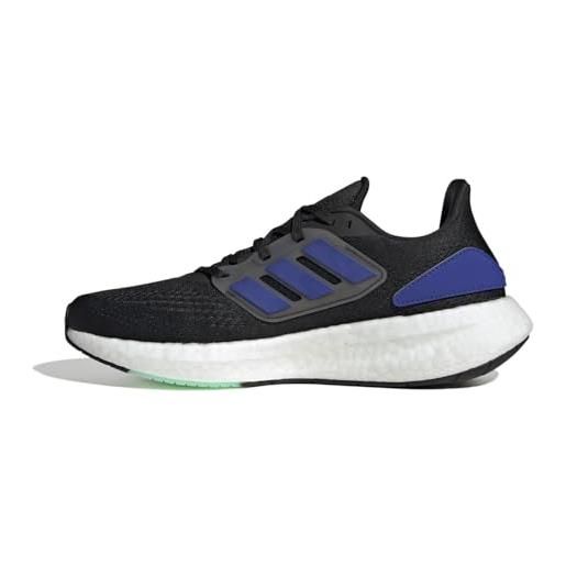 adidas pureboost 22, sneakers uomo, core black lucid blue ftwr white, 40 2/3 eu