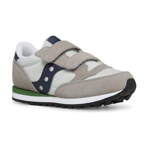 Saucony Originals jazz double hl, scarpe da ginnastica, grey/navy/green, 43 eu