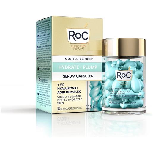 ROC OPCO LLC roc - multi correxion hydrate + plump siero 30 capsule