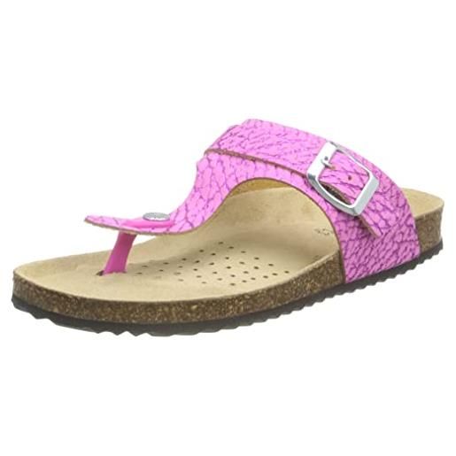 Geox d brionia, sandali donna, dk fuchsia, 40 eu