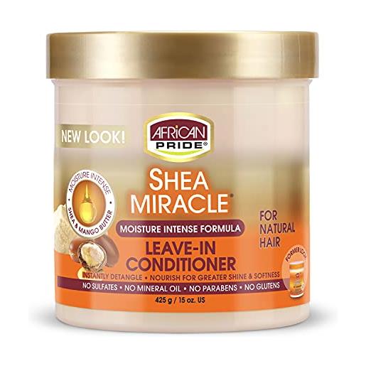 African Pride shea butter miracle leave-in conditioner 15oz