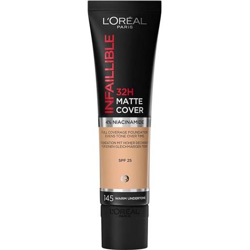 L'oreal infaillible fondotinda 24h matte cover 145 beige rose