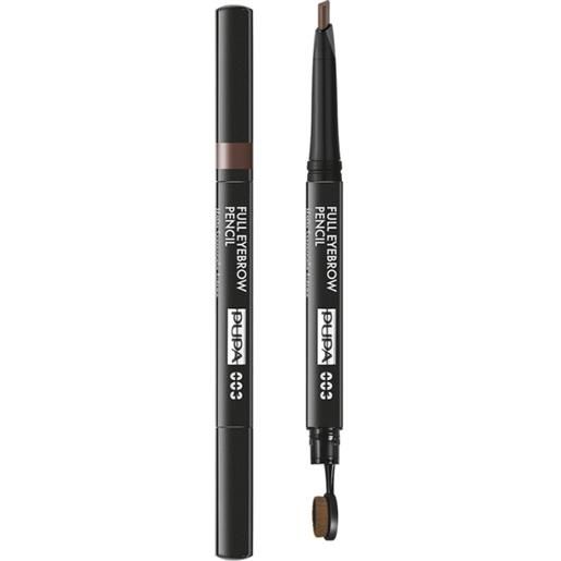 Pupa full eyebrown pencil - 03 - dark brown