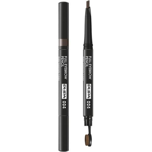 Pupa full eyebrown pencil - 04 - extra dark